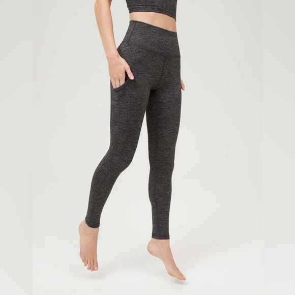 Offline Charcoal Gray/Green Women's Leggings - Picture 7 of 7